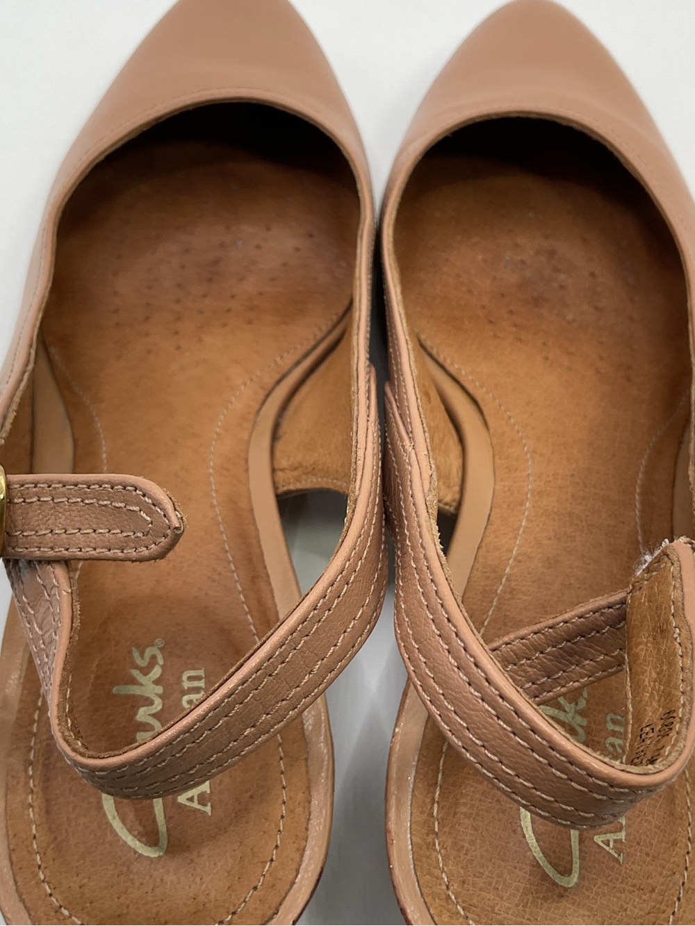 Clarks Slingback Pointed-Toe kitten Heel Pumps - Picture 9 of 16